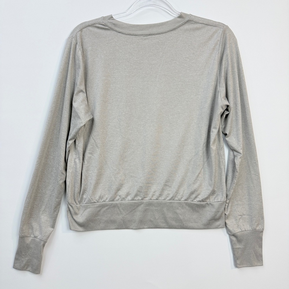 Vuori Daydream Crew Women M Heather Gray Excellent VW133 Long Sleeve Top - Picture 5 of 8